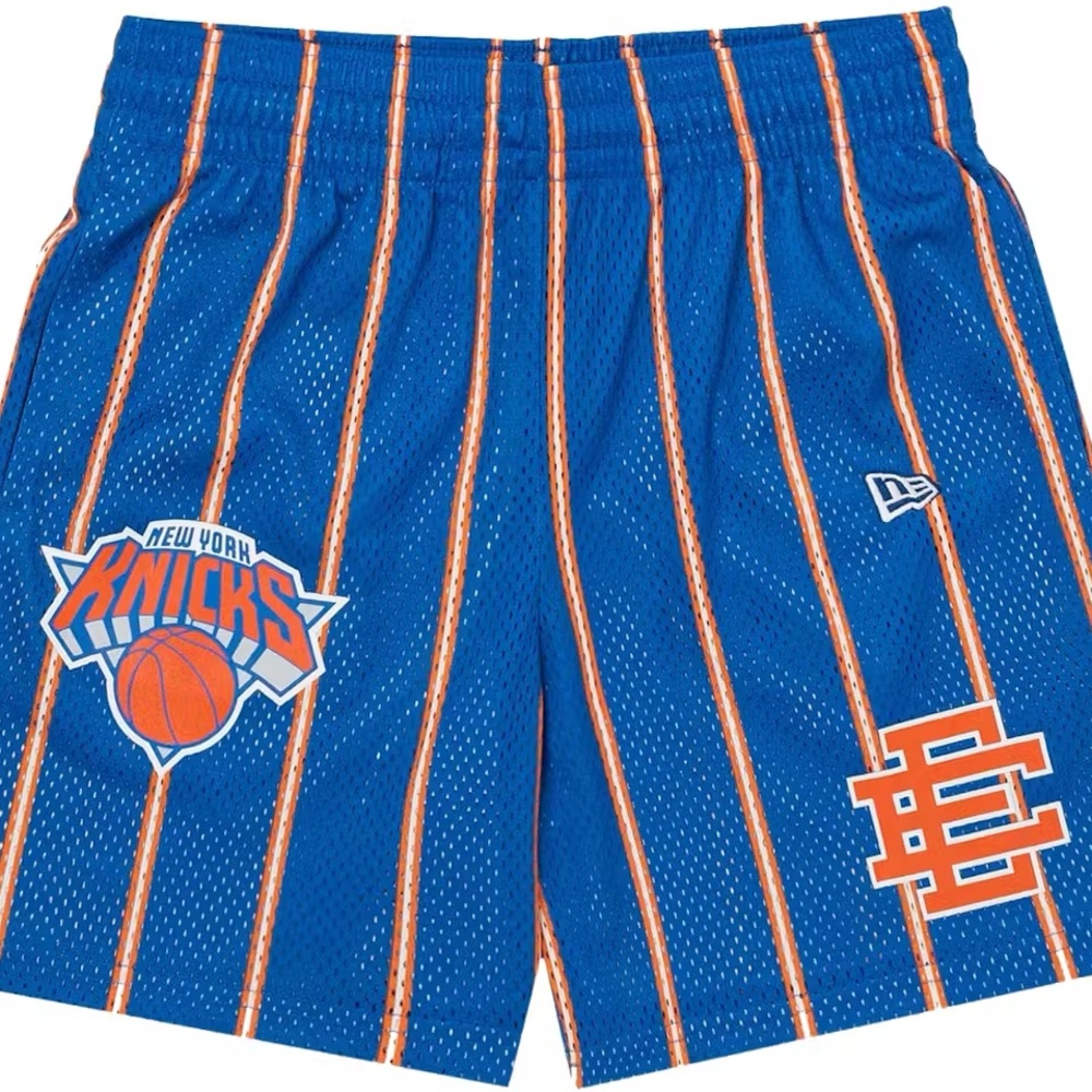 Eric Emanuel x NBA x NEW ERA New York Knicks Shorts!